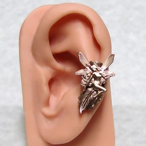Fairy Tale Nymph Leaf Ear Cuff ' left ear '