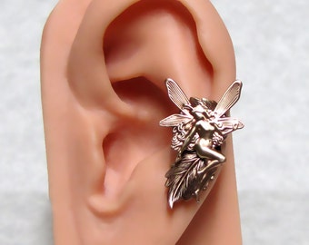 Fairy Tale Nymph Leaf Ear Cuff ' left ear '