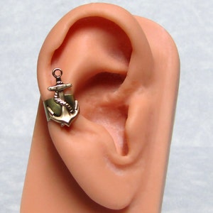 Anchor Nautical Ear Cuff ' right ear '