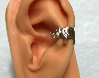 Forest Rhino Ear Cuff ( left ear )