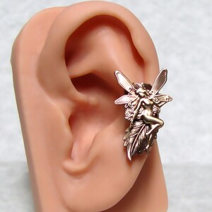 Fairy Tale Nymph Leaf Ear Cuff ' left ear ' image 3