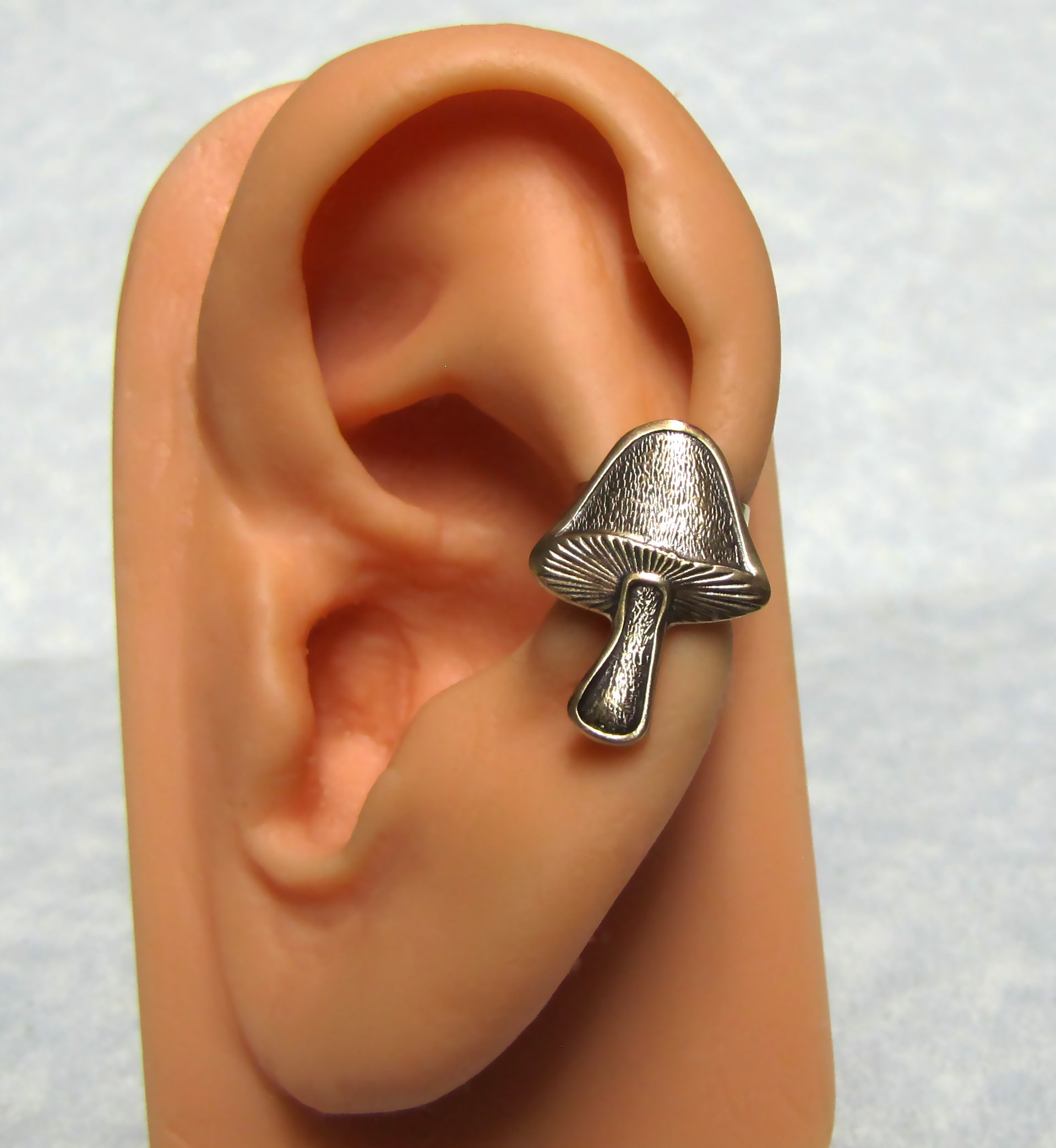 Forest Mushroom Ear Cuff Etsy