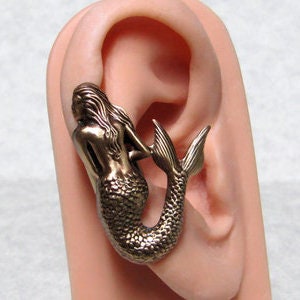 Mermaid Nautical Ear Cuff ' right '