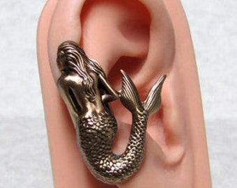 Mermaid Nautical Ear Cuff ' right '