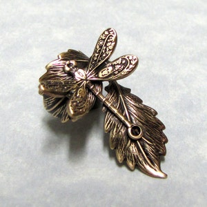 Dragonfly Leaf Ear Cuff image 4