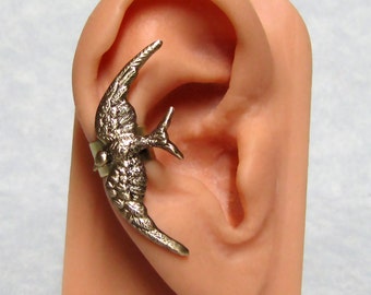 Sparrow Ear Cuff Steampunk