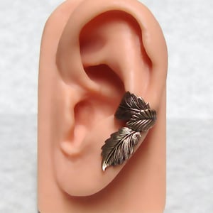 Filigree Leaf Forest Ear Cuff ' left ear '