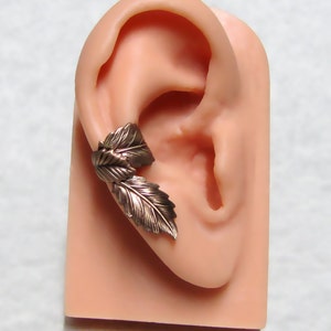 Filigree Leaf Forest Ear Cuff ' right ear '