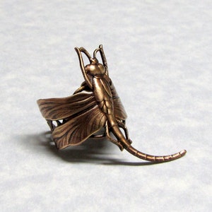 Dragonfly Steampunk Ring image 4