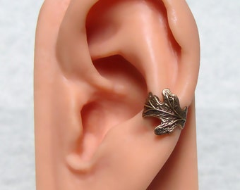 Oak Leaf Ear Cuff
