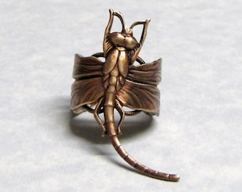 Dragonfly Steampunk Ring