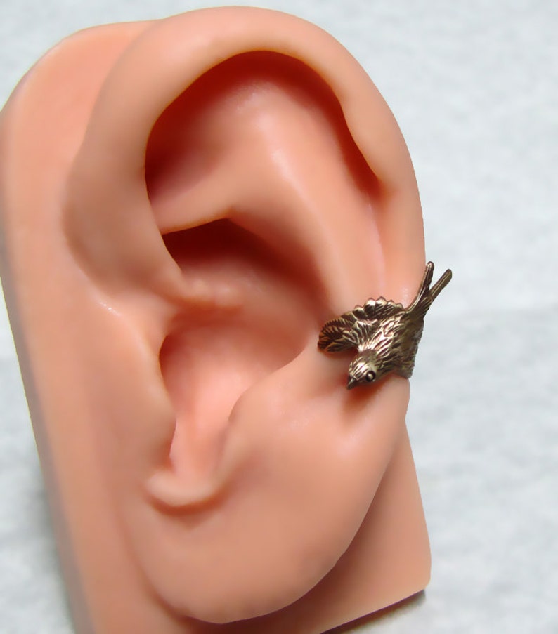 Steampunk Sparrow Ear cuff image 5