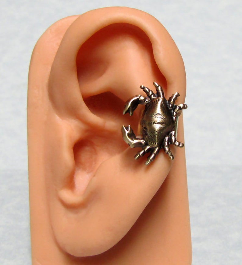 Crab Nautical Ear cuff image 1