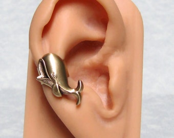 Nautical Whale Ear cuff