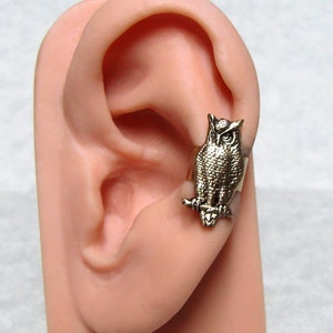 Steampunk Owl Ear Cuff