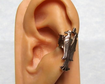 Egyptian Bird Scarab Ear Cuff