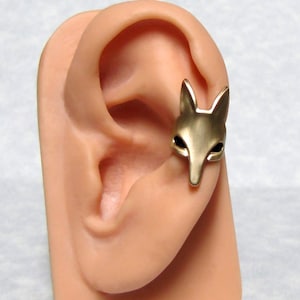 Fox Head Ear Cuff ' left ear '