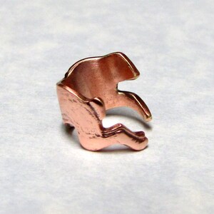 Running Rabbit Ear Cuff ' copper tone ' image 4