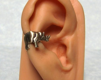 Forest Rhino Ear Cuff ( right ear )