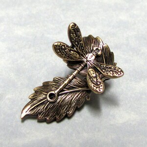 Dragonfly Leaf Ear Cuff image 3