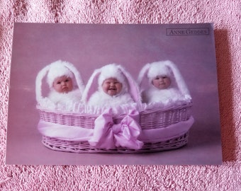 Anne Geddes Easter Bunny Six Postcard Assortment