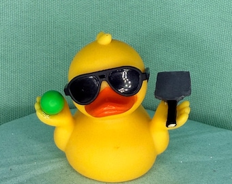 Pato de goma Pickle, Pickleball, Accesorio para salpicadero de coche