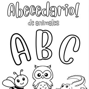 Animal coloring pages in spanish