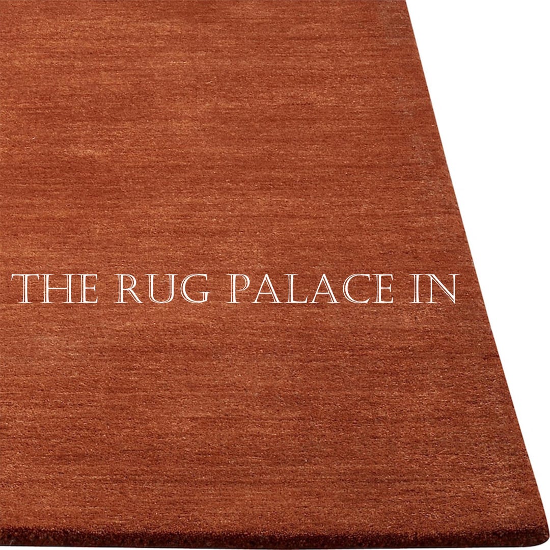 C&B Baxter Marigold Orange Color Handmade Tufted Wool Area Rug: Modern ...
