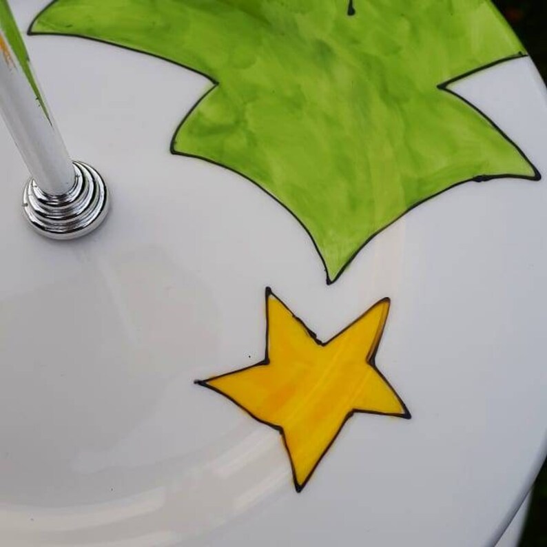 Retro Christmas colourful cake stand Christmas centrepiece vintage christmas