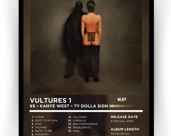 Vultures 1 - Kanye West Poster