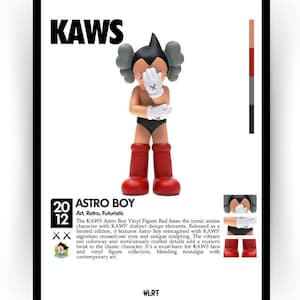 KAWS カウズ Astro Boy Vinyl Figure Red Kaws - Astro Boy Figurine Vinyle (Edition de 500 exemplaires