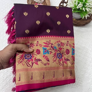 Paithani Silk Saree: Peacock Zari, Traditional Indian Wedding Wear