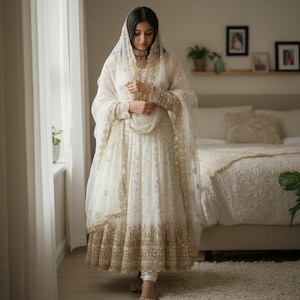 White Kathak Dress - Etsy
