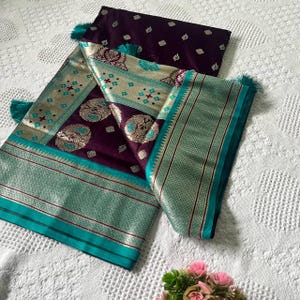 Soft Paithani Silk Saree: Peacock Motifs & Narayanpeth Border