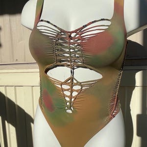Autumn’s Touch braided bodysuit- M/L
