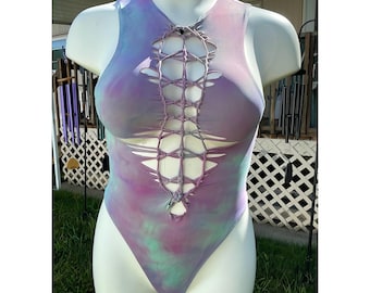 Northern Lights Festival Braided Bodysuit (S/M)