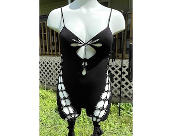 Witches Curse Festival Braided bodysuit catsuit- XS/S