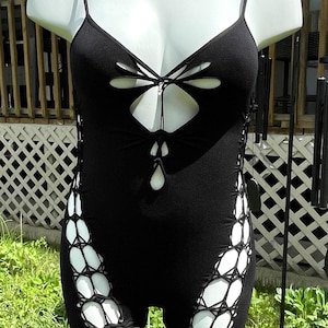Witches Curse Braided bodysuit catsuit- XS/S