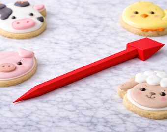 Royal Icing Cookie Scribe STL | Sugar Cookie Decorating Tool | Air Bubble Popper | Digital Download