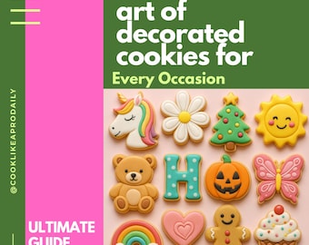 Royal Icing Cookie Decorating Guide: Anfängerfreundliches PDF eBook