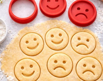 Smiley Face Circle – Digital STL Download for 3D Printed Baking Tools