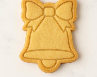 Weihnachtsglocke Ausstechform STL mit Prägestempel – Digital Download