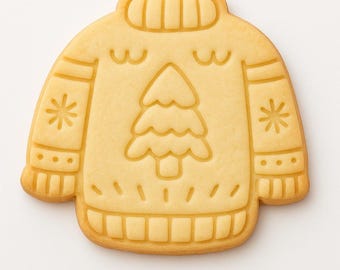 Weihnachtspullover Cookie Cutter STL • 3D Gedruckter Cutter • Digitaler Download
