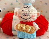 Baby Baker Crochet PDF Pattern - How to Crochet Cute Doll Amigurumi - Crochet Mini Doll Keychain - Cute Crochet Pattern