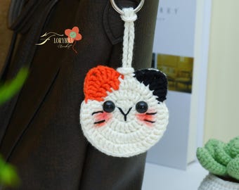 No Sew Kitty Coin Pouch Crochet PDF Pattern, Kitty Pouch Amigurumi, Crochet Coin Pouch Pattern, Easy Crochet Pattern, Cute Bag Charm