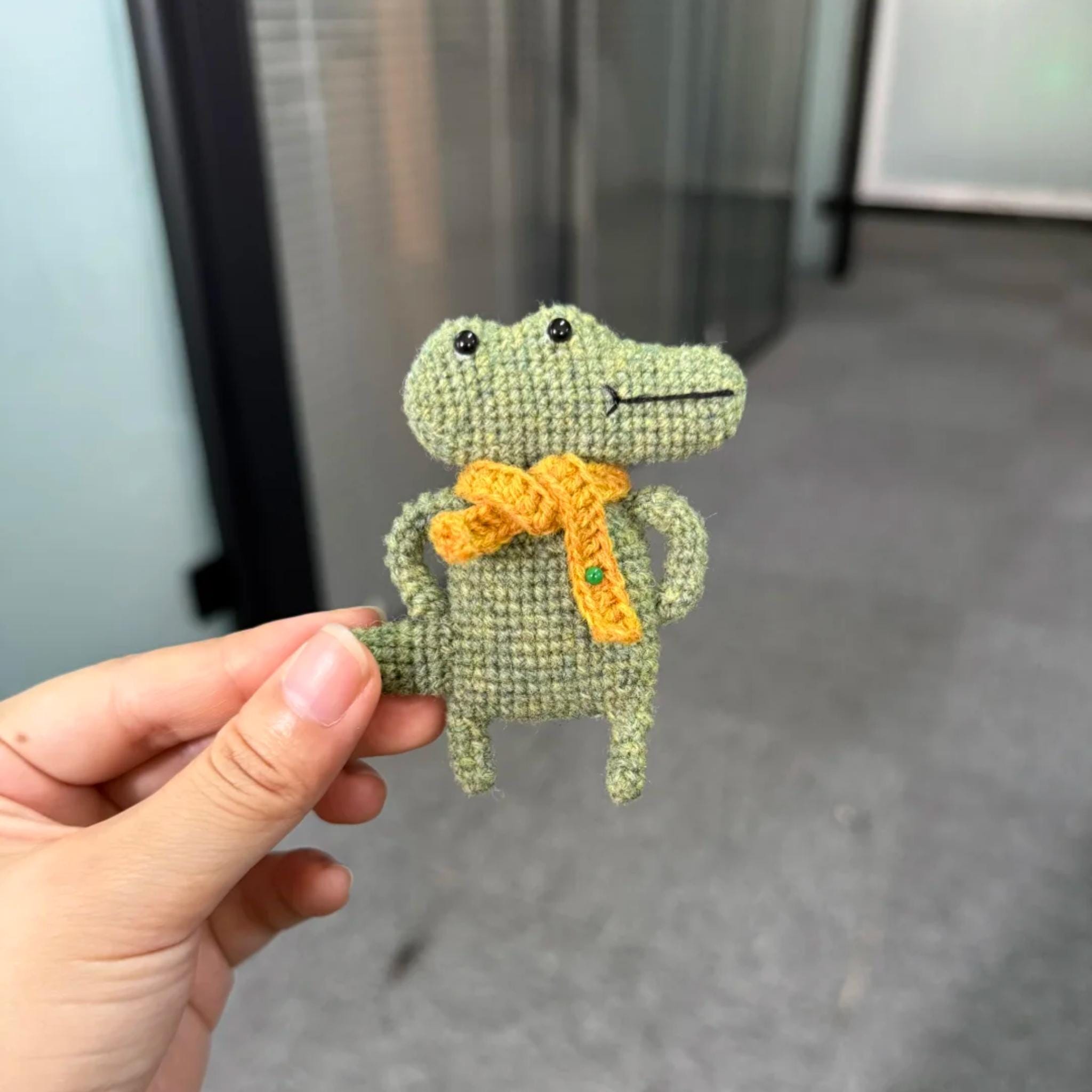 30 Alligator Crochet Patterns for Handmade Gifts, Nursery Decor, and Playful Amigurumi 19 Baby Alligator Keychain Crochet Pattern