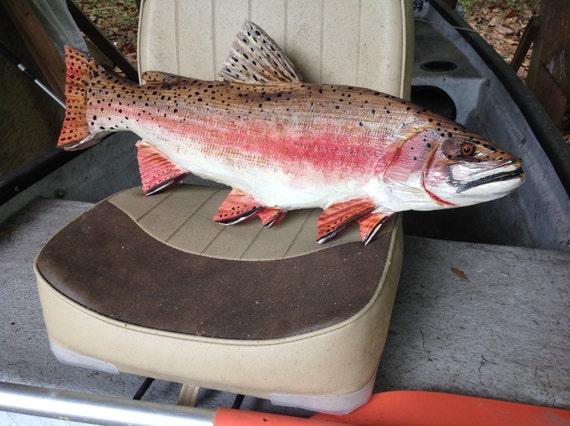 West Slope Cutthroat Trout 27 chainsaw wood fish carving | Etsy