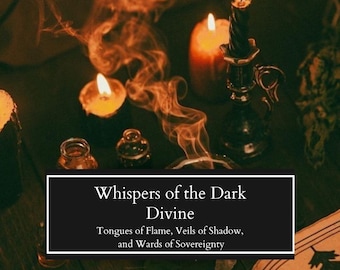 Whispers of the Dark Divine| Digital Grimoire Pages from Serpent & Salt