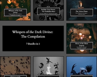 Dark Feminine Magic Grimoire Bundle: Serpent & Salt Spells (Digital Download)