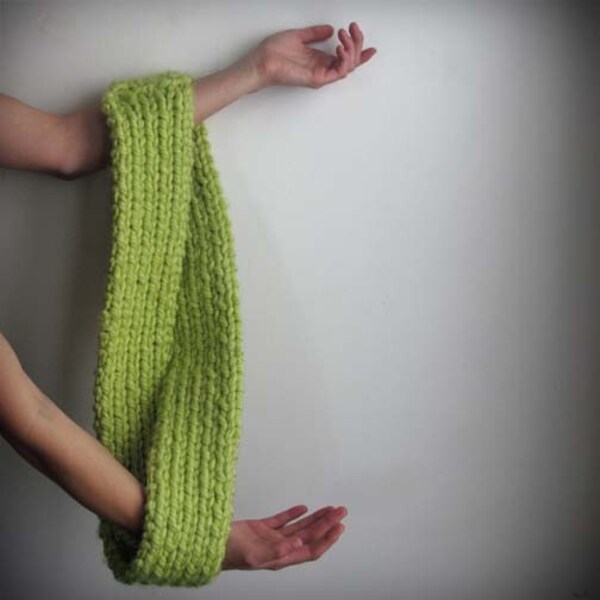 melon infinity circle scarf